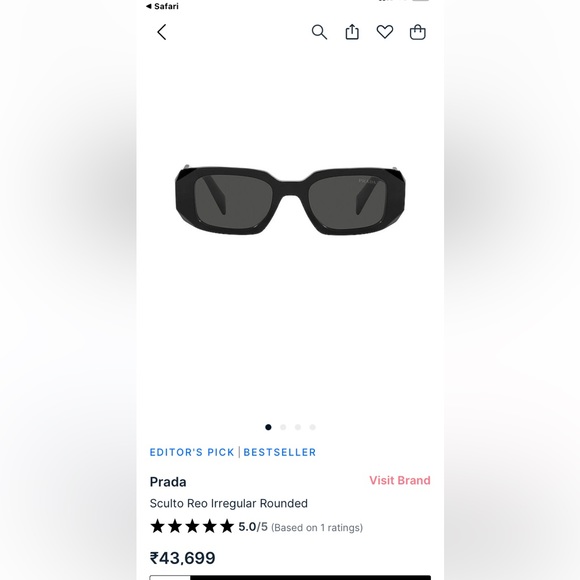 Rectangular sunglasses - Picture 2 of 7